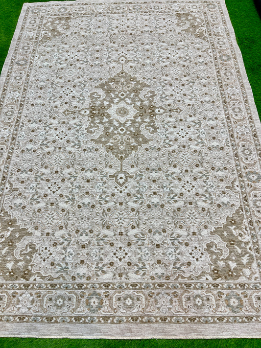 Vintage Turkish Vanilla Rug - 160x230cm (5.3x7.7)feet